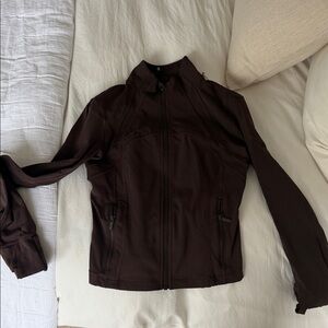 Lululemon cropped define jacket size 6 espresso